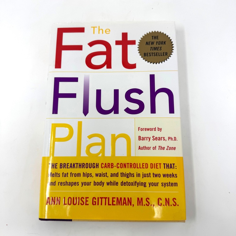 McGraw-Hill The Fat Flush Plan Hardcover Book Ann Louise Gittleman 0071383832